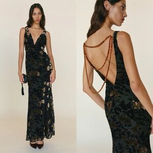 REFORMATION NWT Hugo Dress in Moody Burnout 2